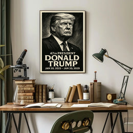 Donald Trump 47th President Poster