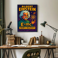 Albert Einstein Theory Of Relativity Poster