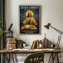 Jesus Christ Spirituality Poster for Inspirational Settings