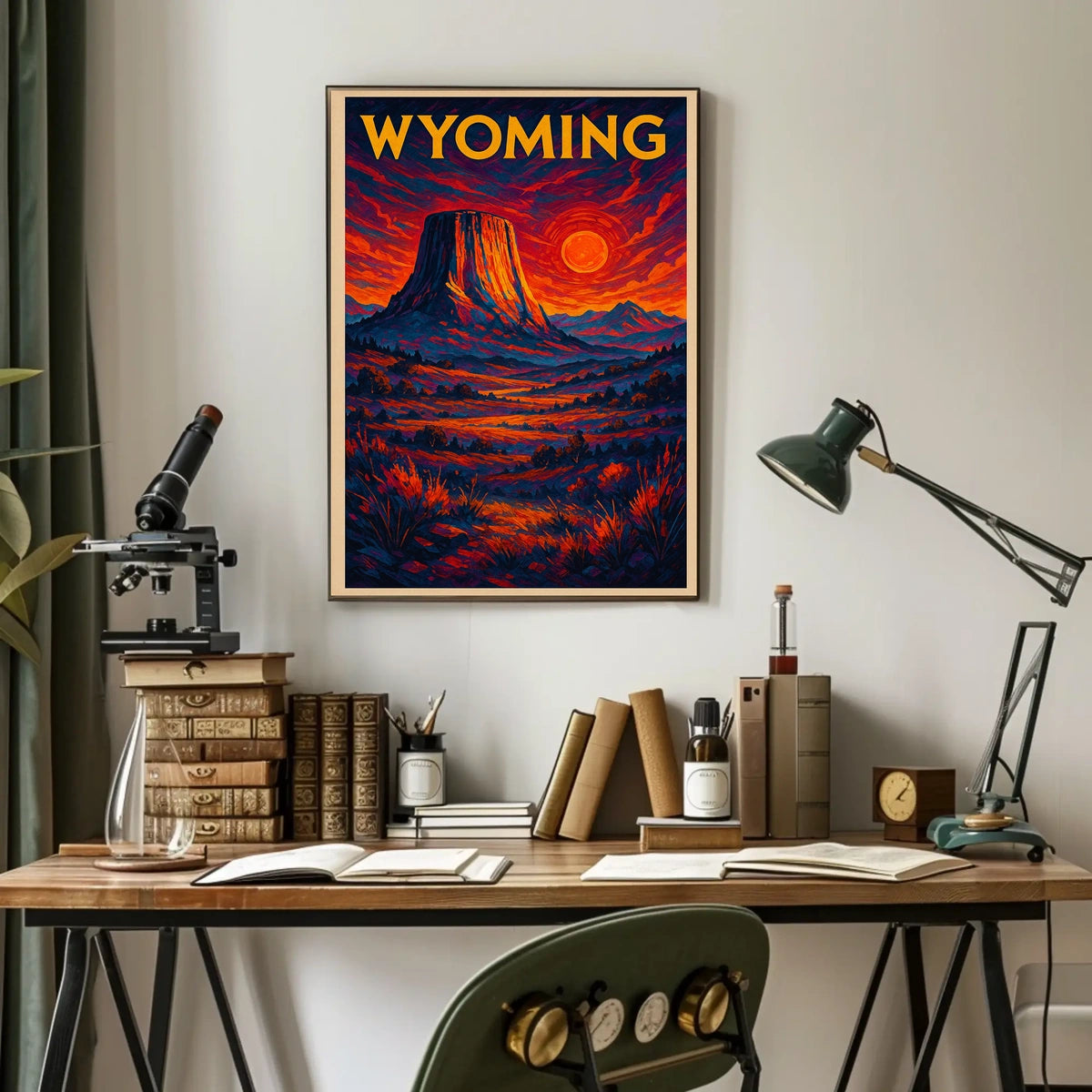 Wyoming Landscape Poster