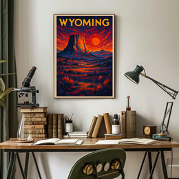 Wyoming Landscape Poster