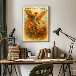 Saint Michael Icon Poster