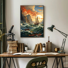 Voyage At Sea Poster PosterGoat