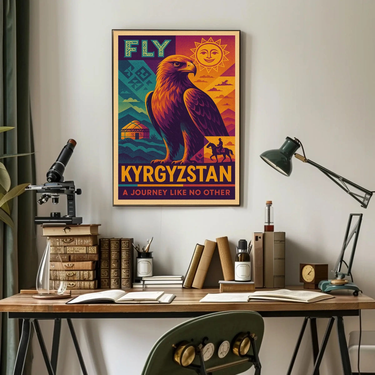 Fly Kyrgyzstan A Journey Like No Other Poster
