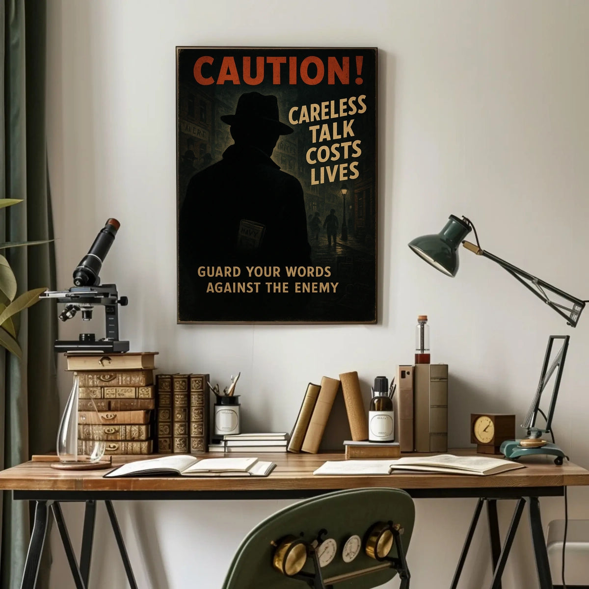 Caution Careless Talk Costs Lives Poster