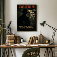 Caution Careless Talk Costs Lives Poster