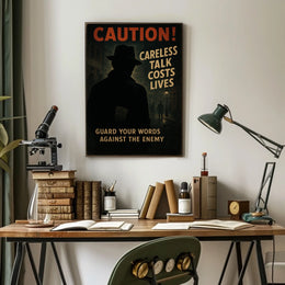 Caution Careless Talk Costs Lives Poster