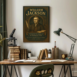 William Jackson Esteemed Secretary of the Society of Arts Poster PosterGoat