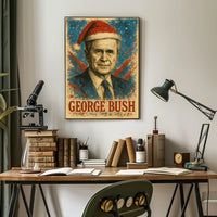George H. W. Bush 41st President of the United States Christmas SeriesPoster