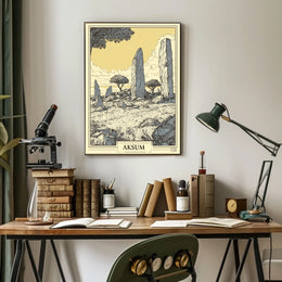 Aksum Ancient Monoliths Poster