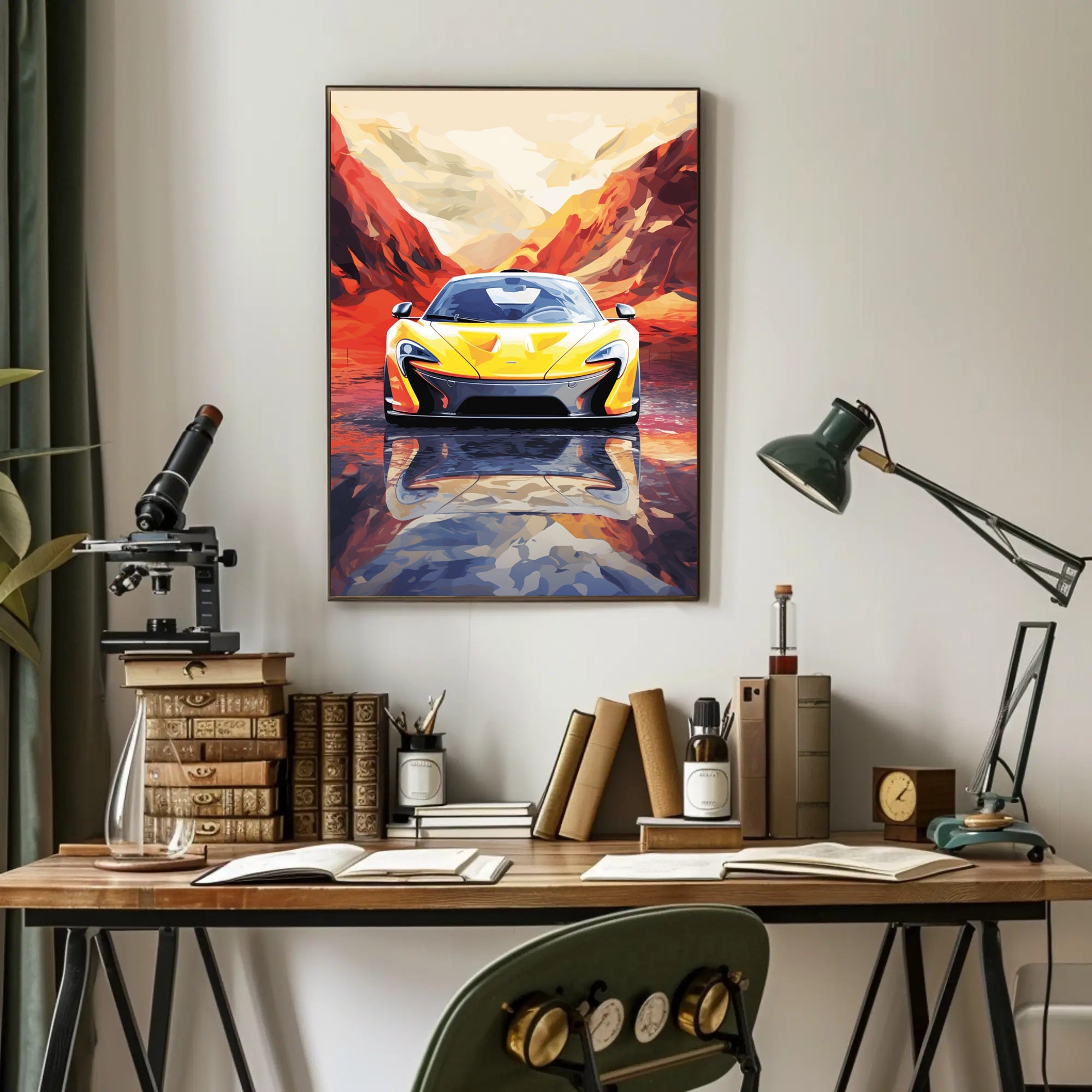 Vibrant Velocity Poster PosterGoat