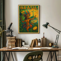 Vibrant Brazil Celebration Poster