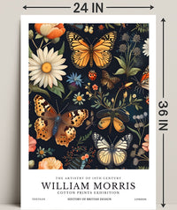 William Morris Exhibition Heritage Poster