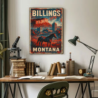 Billings, Montana A Scenic Tribute Poster