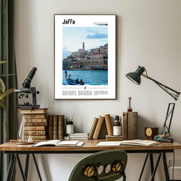 Jaffa Cityscape Mediterranean Travel Poster PosterGoat