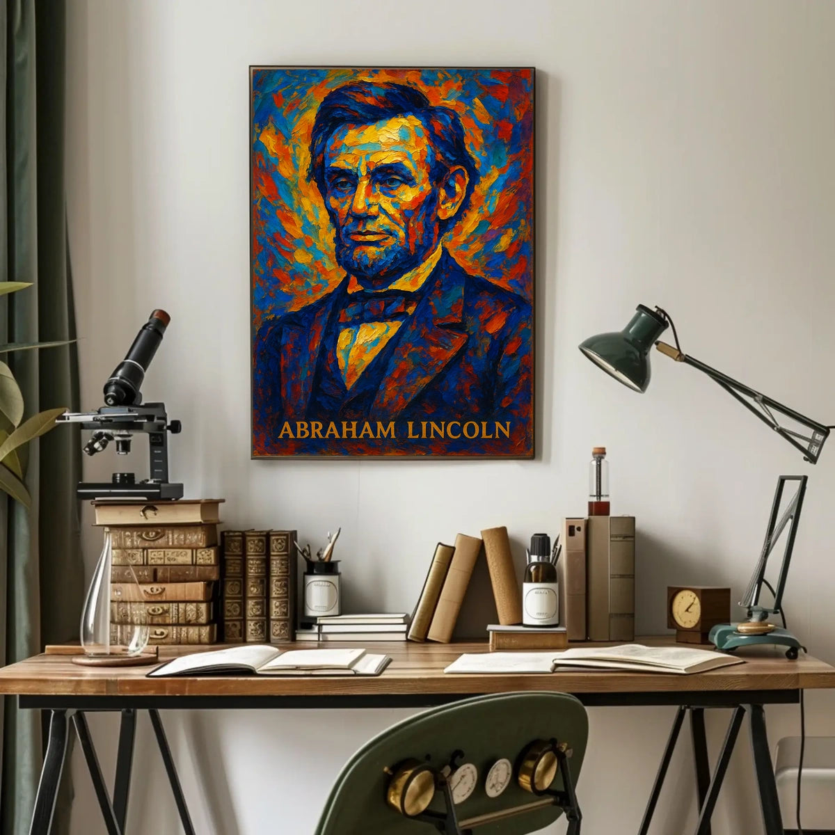 Vivid Legacy Abraham Lincoln Poster