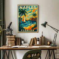 Naples Florida A Tropical Paradise Poster Wall Art