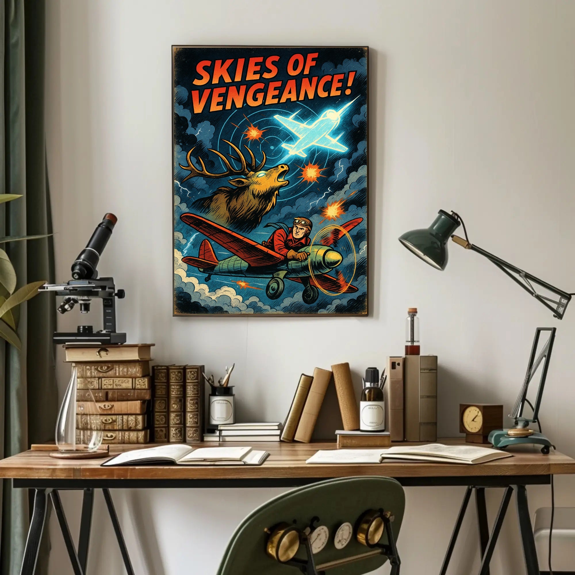 Skies of Vengeance Poster PosterGoat