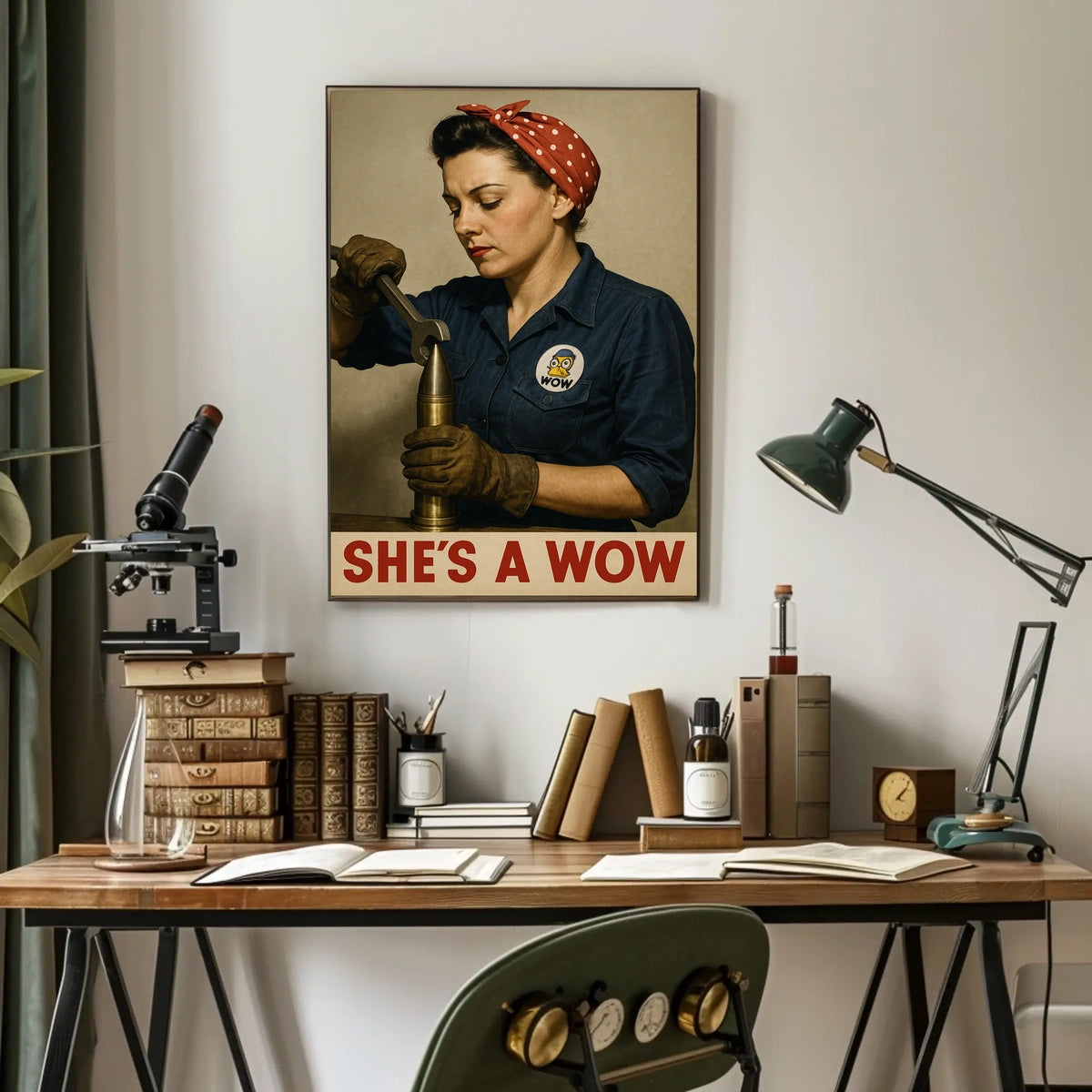 Shes a WOW Poster