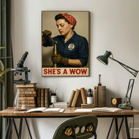 Shes a WOW Poster