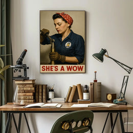 Shes a WOW Poster