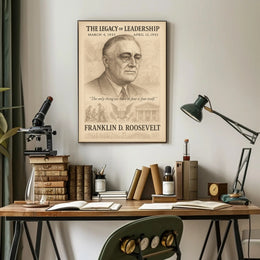 Franklin D. Roosevelt The Legacy Of Poster