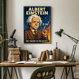 Albert Einstein The Theory Of Poster