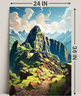 Majestic Mountainscape Poster