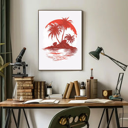 Vintage Retro Vehicle Art Poster