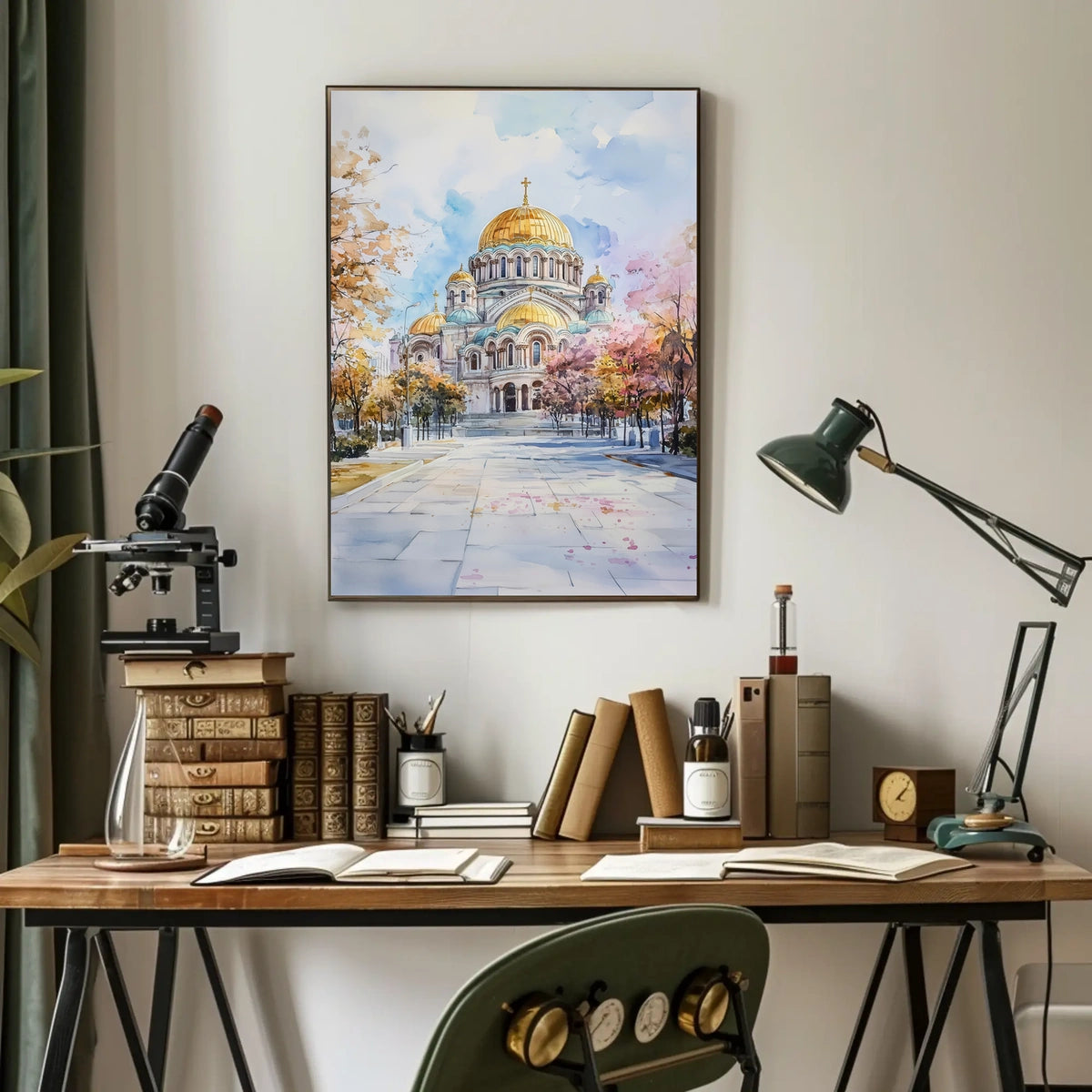 Bulgaria Sofia Alexander Nevsky Cathedral Poster