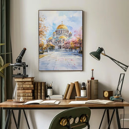Bulgaria Sofia Alexander Nevsky Cathedral Poster