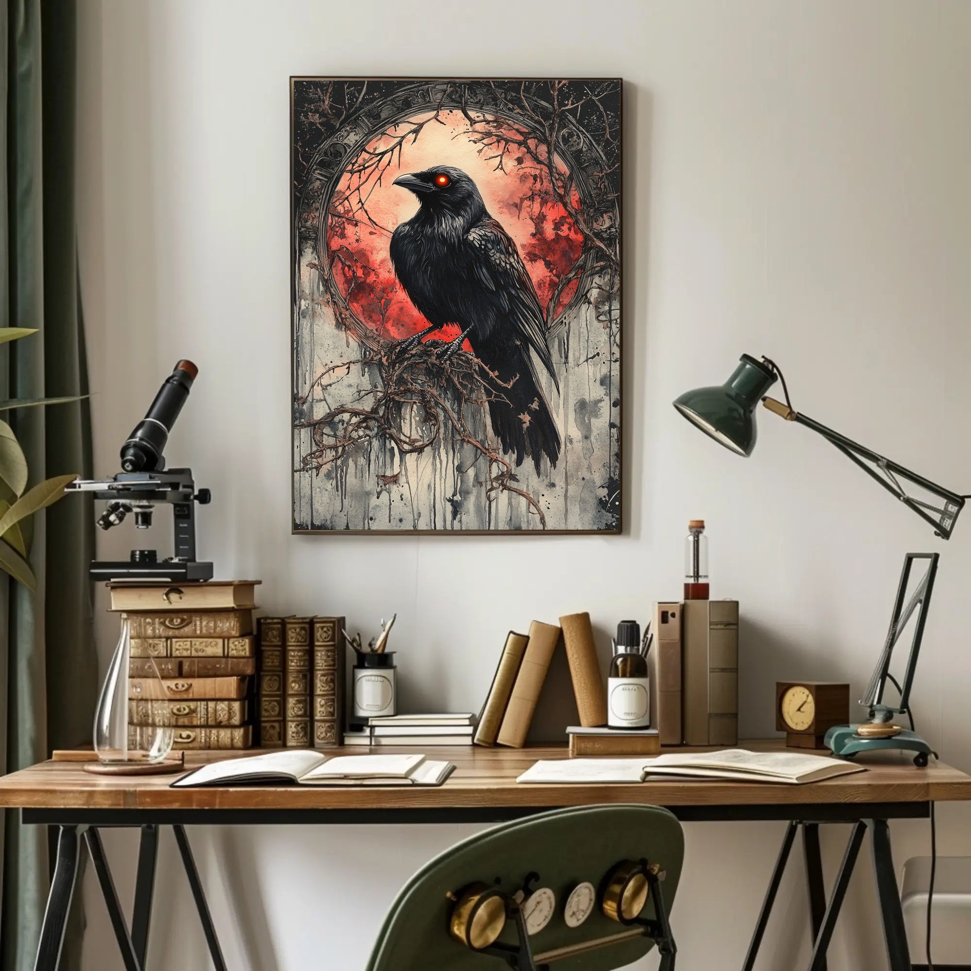 The Enigmatic Raven Poster