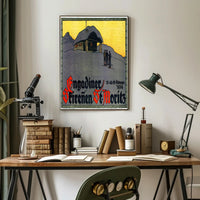 Vintage St. Moritz Winter Sports Travel Poster PosterGoat
