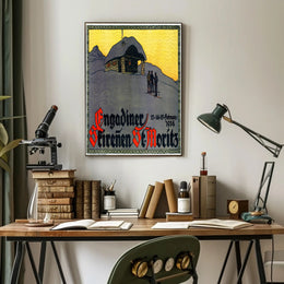 Vintage St. Moritz Winter Sports Travel Poster PosterGoat