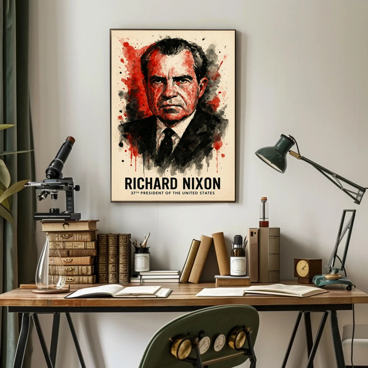 Richard Nixon 37th President Poster