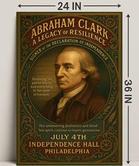 Revolutionary Patriot at Independence Hall Historical or Presidential Poster