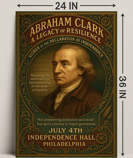 Revolutionary Patriot at Independence Hall Historical or Presidential Poster