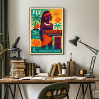 Wander in Color Micronesia Poster