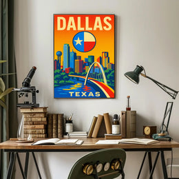 Dallas, Texas Poster PosterGoat
