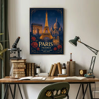Paris The City of Light and Love Poster
