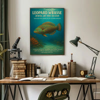 Jewel of the Ocean Leopard Wrasse Poster
