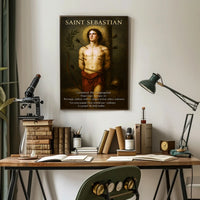 Saint Sebastian Patron of Resilience Poster PosterGoat