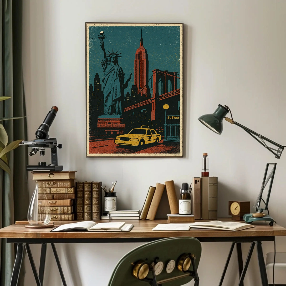 Iconic New York City Vintage Poster