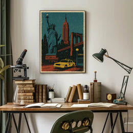Iconic New York City Vintage Poster