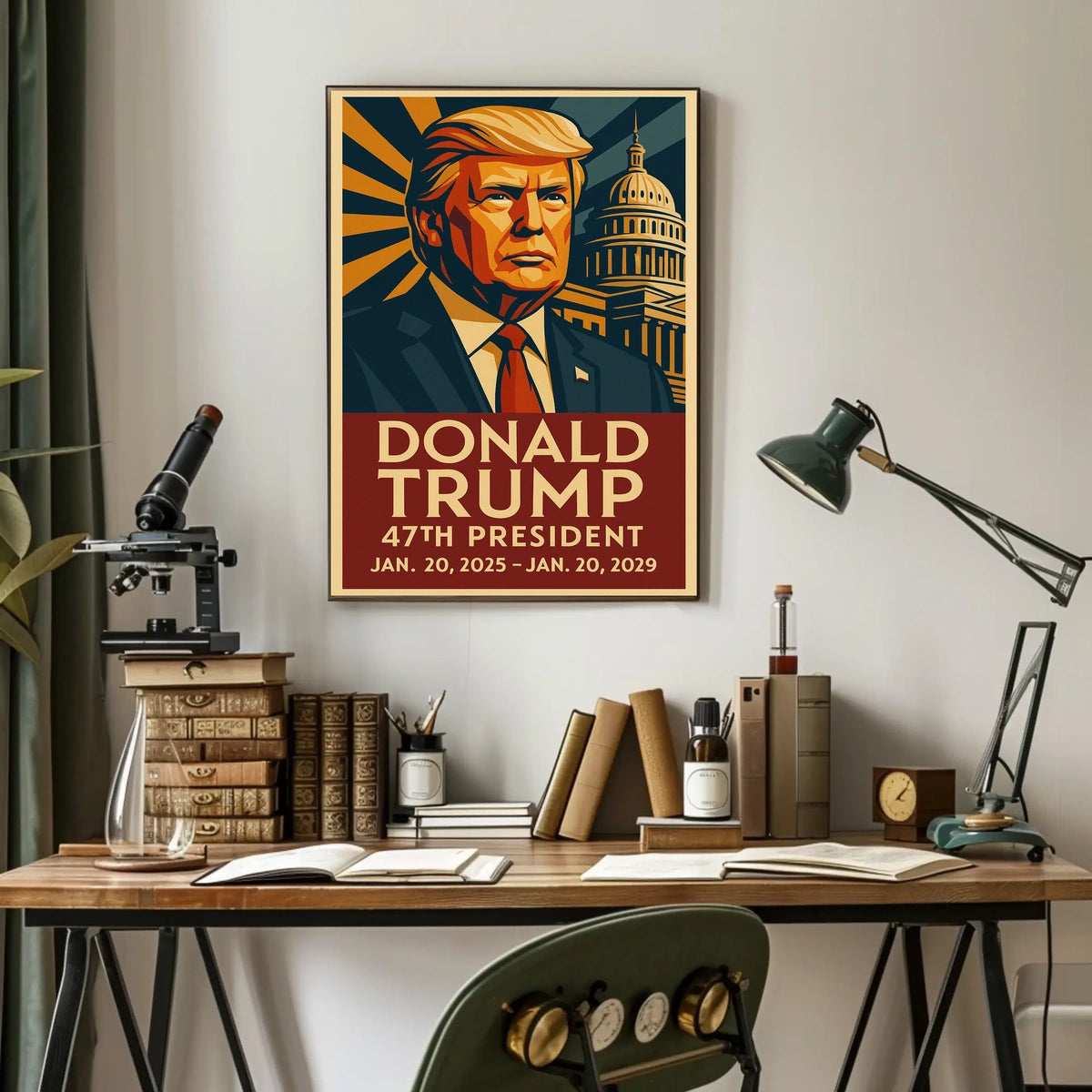 Donald Trump Visionary of The American Dreams Poster