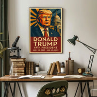 Donald Trump Visionary of The American Dreams Poster
