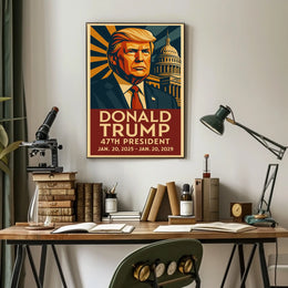 Donald Trump Visionary of The American Dreams Poster