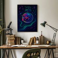 Cosmic Armadillo Adventure Poster