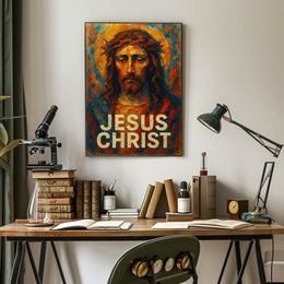 Jesus Christ Iconic Portrait Poster