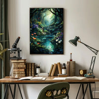 Enchanted Forest Oasis Poster